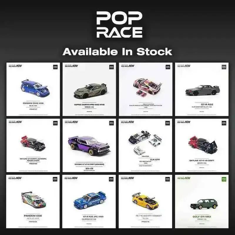Die Cast Car 1 64 - POP Race 1:64 CLK GTR D2