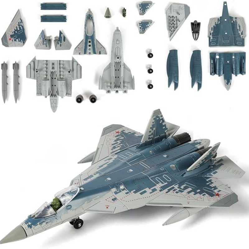 Model Airplane Plastic - 1/72 Scale Aircraft Plastic SU-57S Military