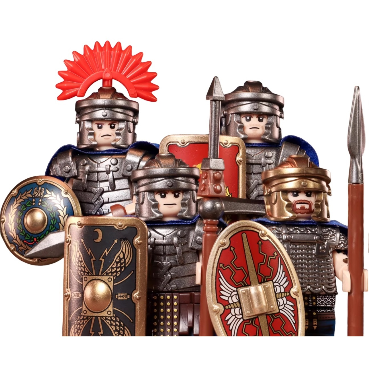 Lego Minifigure Holder - Roman Empire Legion Reigns Building Blocks
