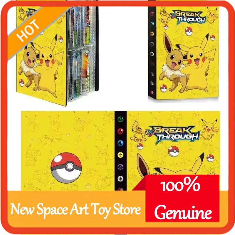 Trading Card Binder - Pokemon Card Binder Album 4 Pocket