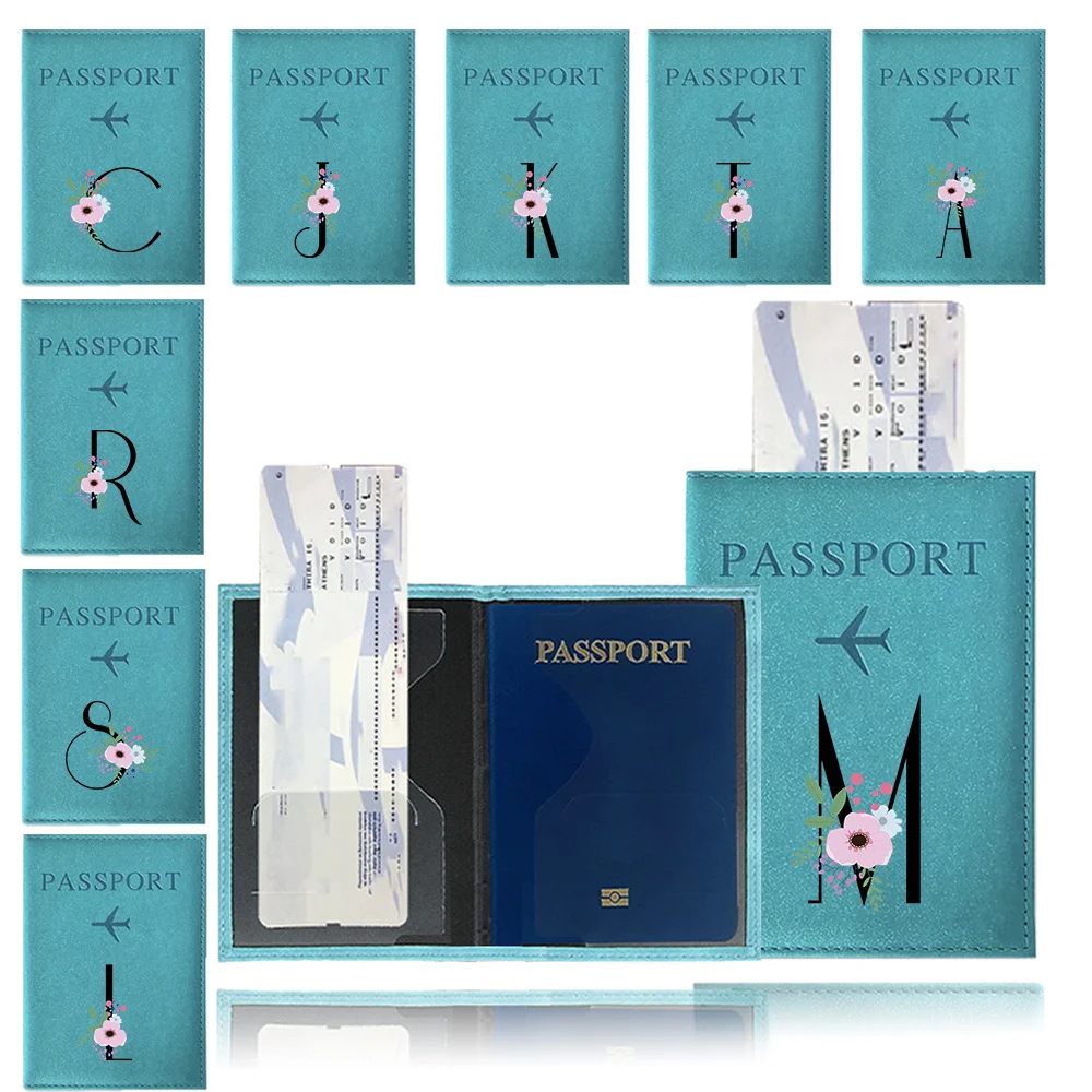 Card Top Loader - Passport Cover Blue Color Pu Passport