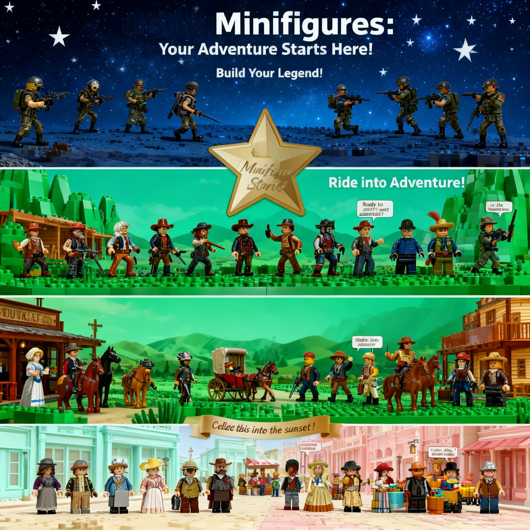 Building Block Mini - Red Dead Redemption Building Blocks Mini