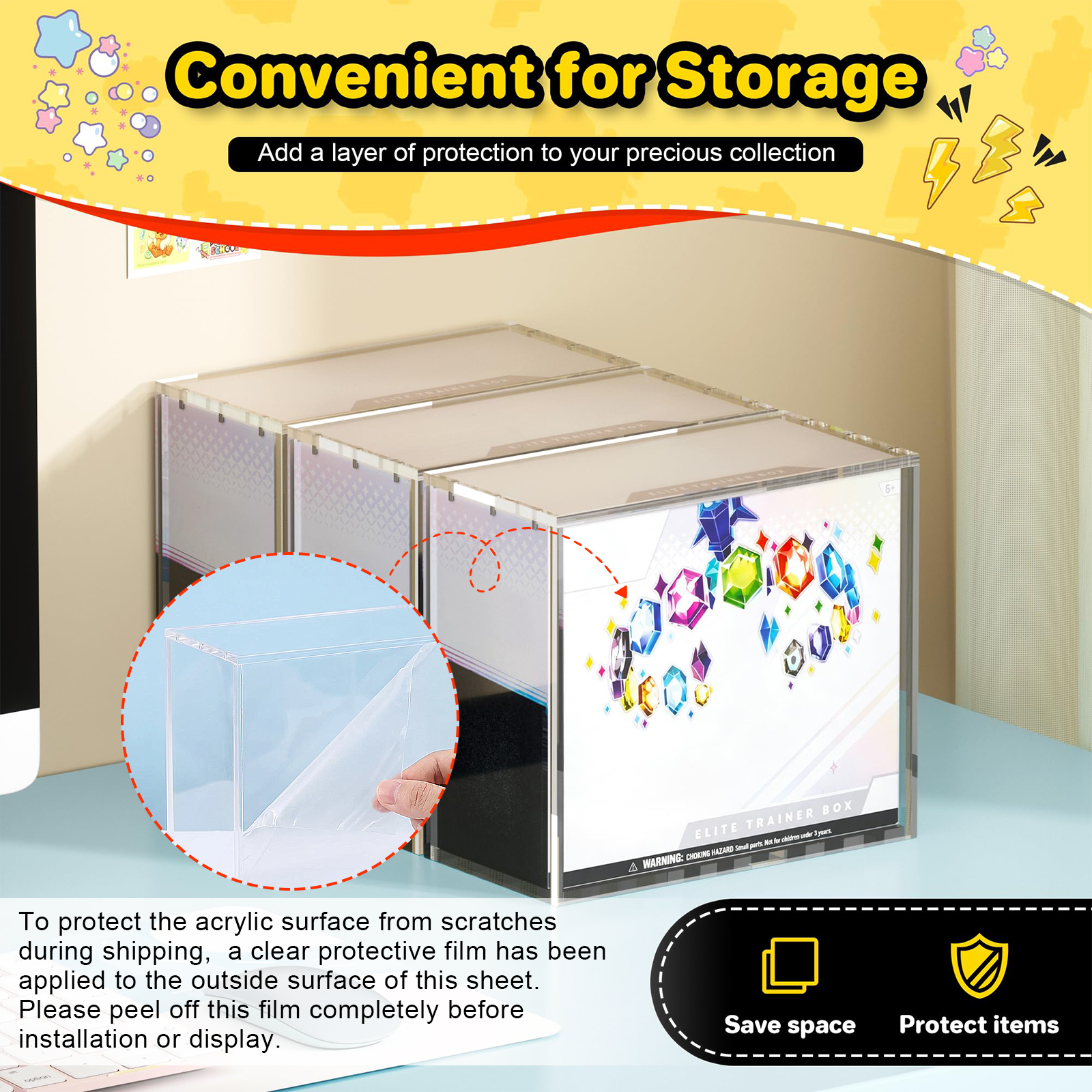 99% UV protection Magnetic Mod - Display Case Acrylic ulasan dan harga