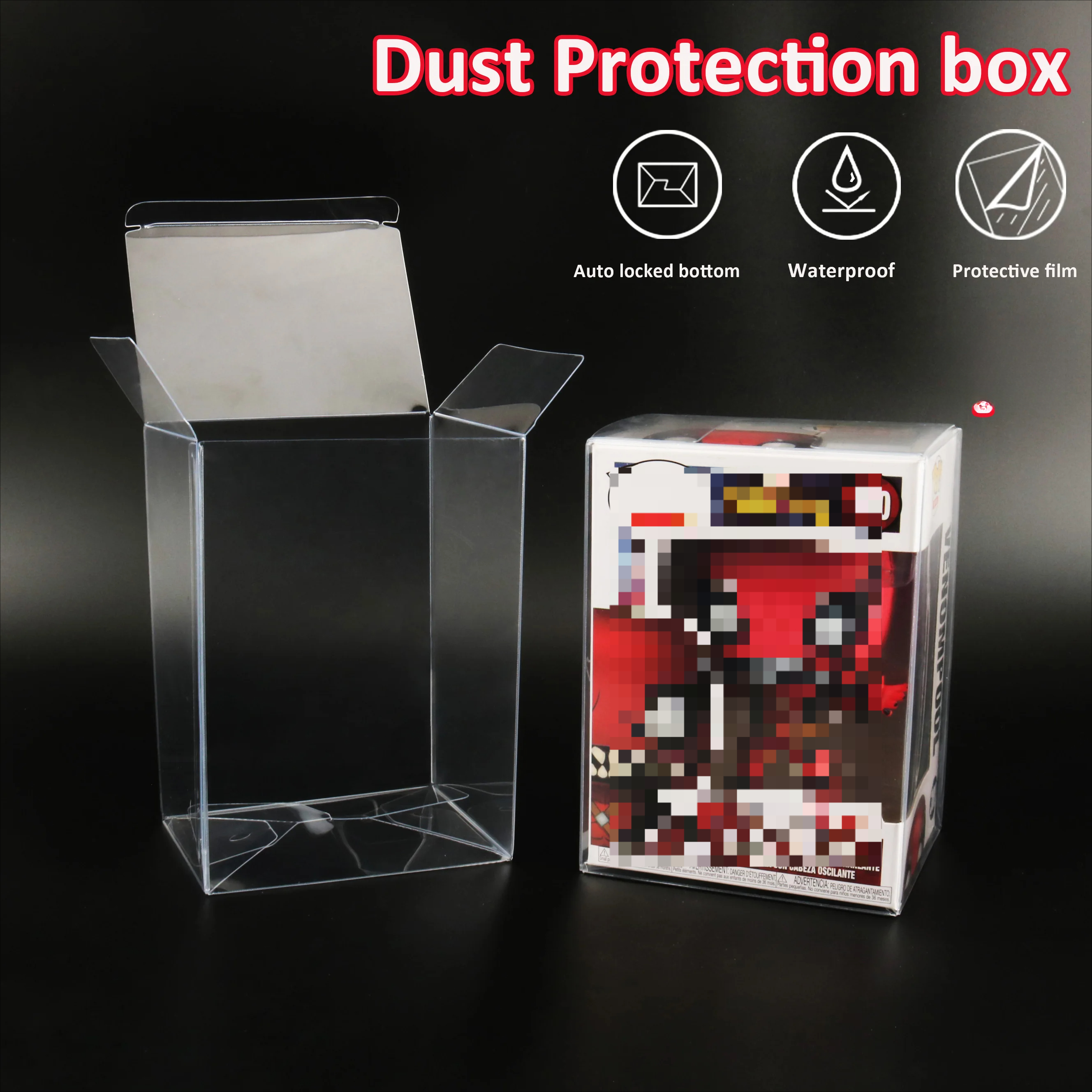 10/20pcs Transparent Protector - Funko Pop Protector ulasan dan harga