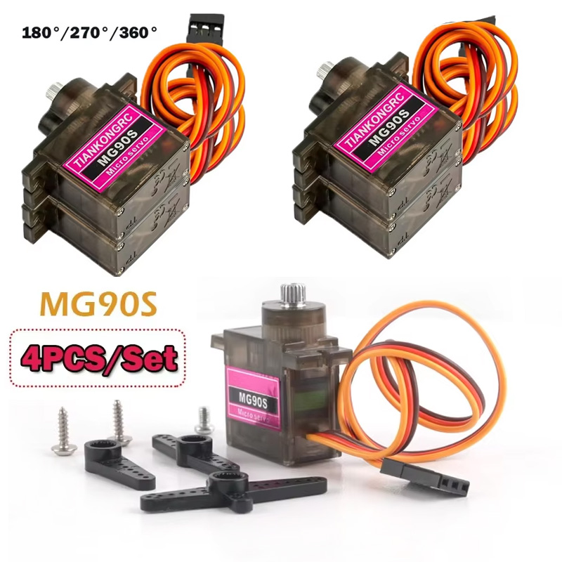 4PCS 9g MG90S All Metal Gear M - Model Airplane Plastic ulasan dan harga