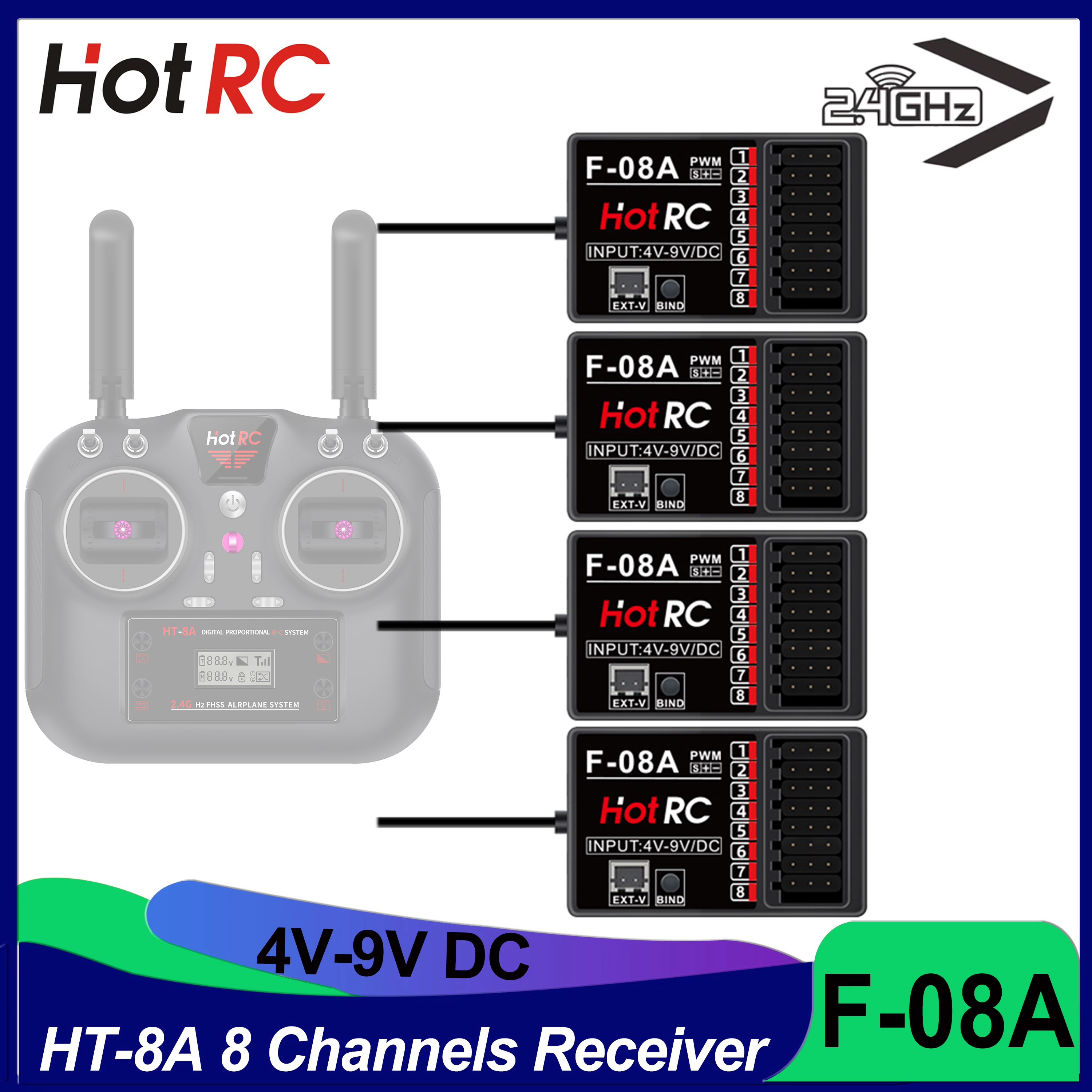 HOTRC RC Model Parts 8 Channel - Model Airplane Plastic ulasan dan harga