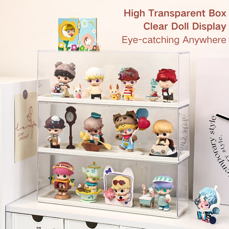 Dustproof Stackable Figure Sto - Pop Display Shelf ulasan dan harga