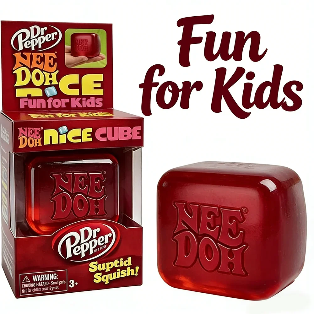 Dr Pepper x NeeDoh Nice Cube S - Fidget Cube Original ulasan dan harga