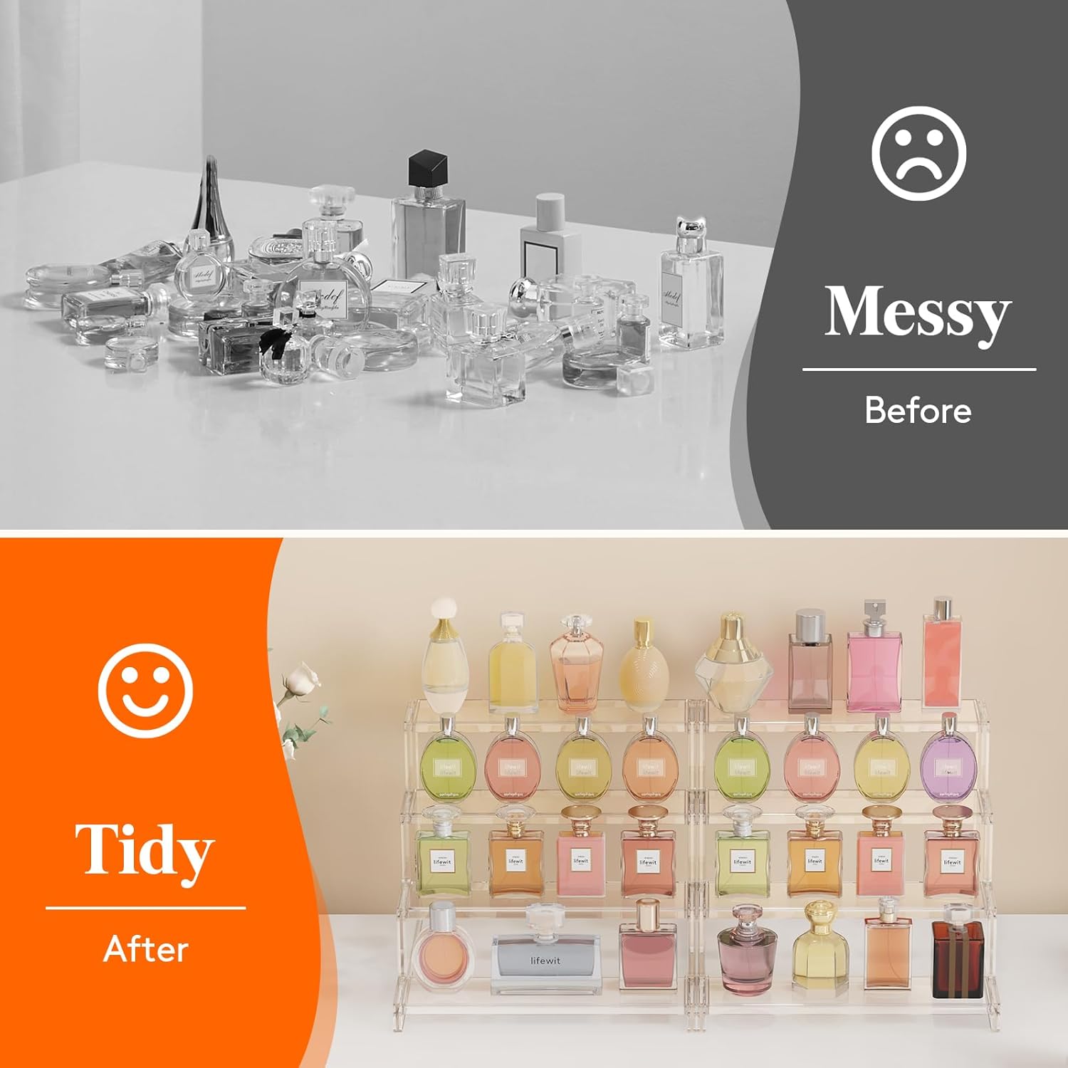 4-Tier Clear Plastic Display R - Display Risers Set ulasan dan harga