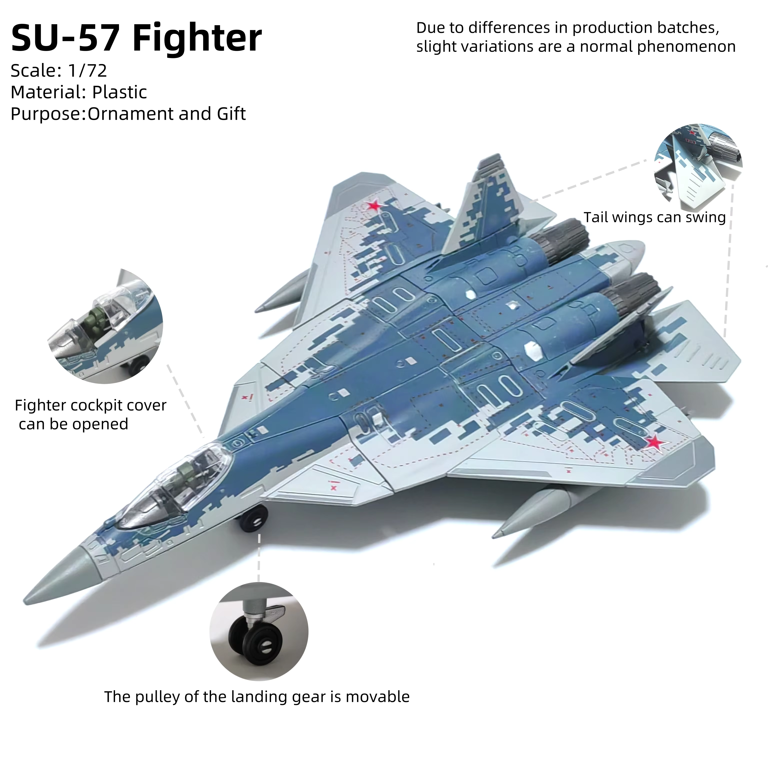 1/72 Scale Aircraft Plastic SU - Model Airplane Plastic ulasan dan harga