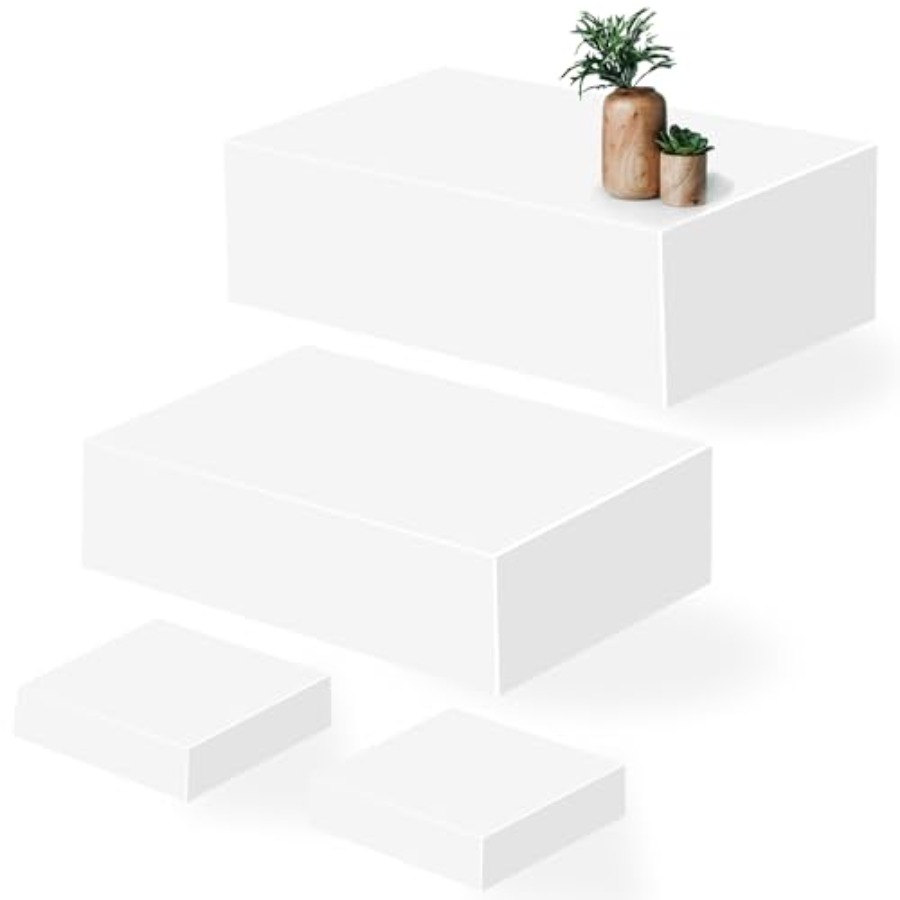 Large Buffet Risers Set of 4 D - Display Risers Set ulasan dan harga