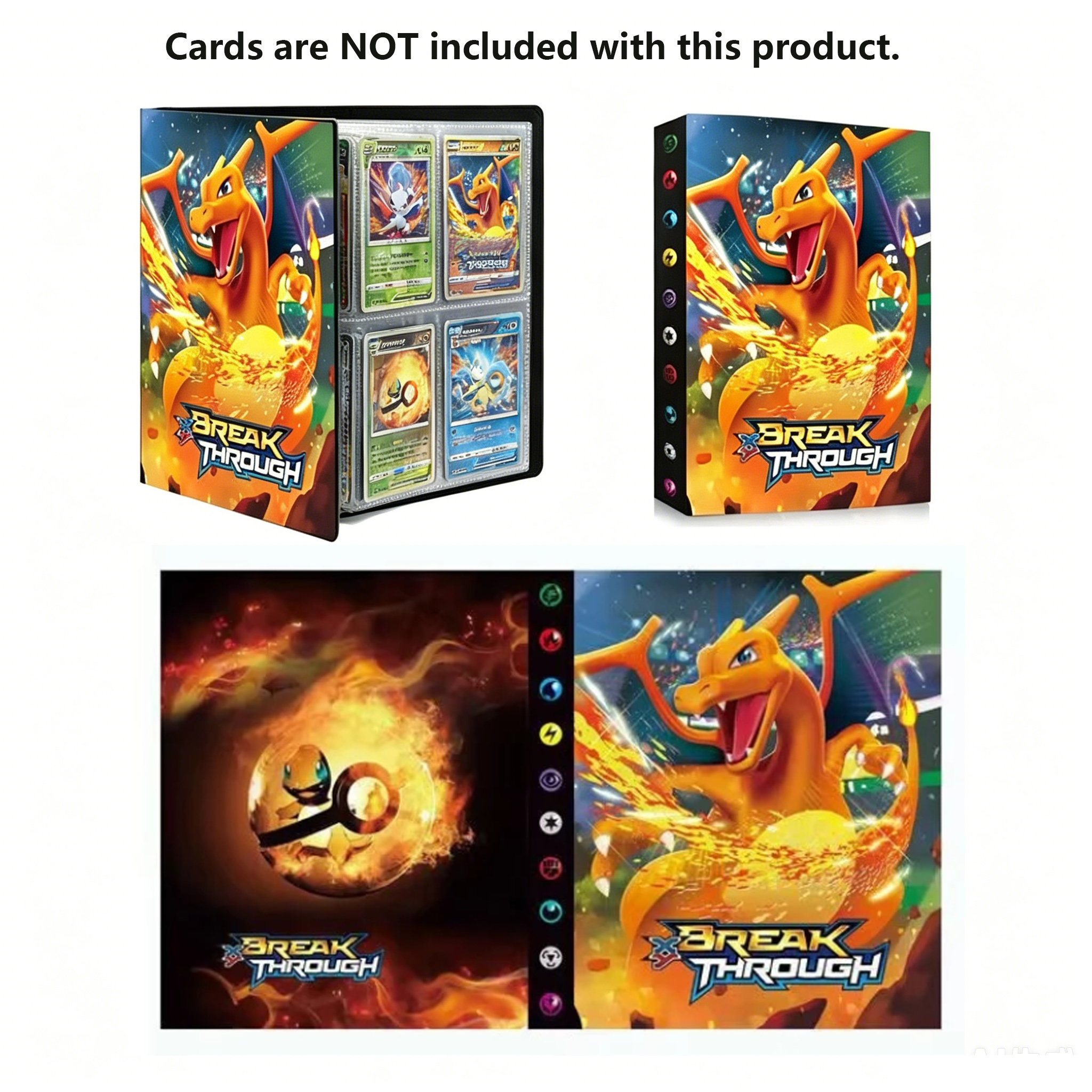 NEW 240PCS Pok é mon Cards Alb - Pokemon Binder Card ulasan dan harga
