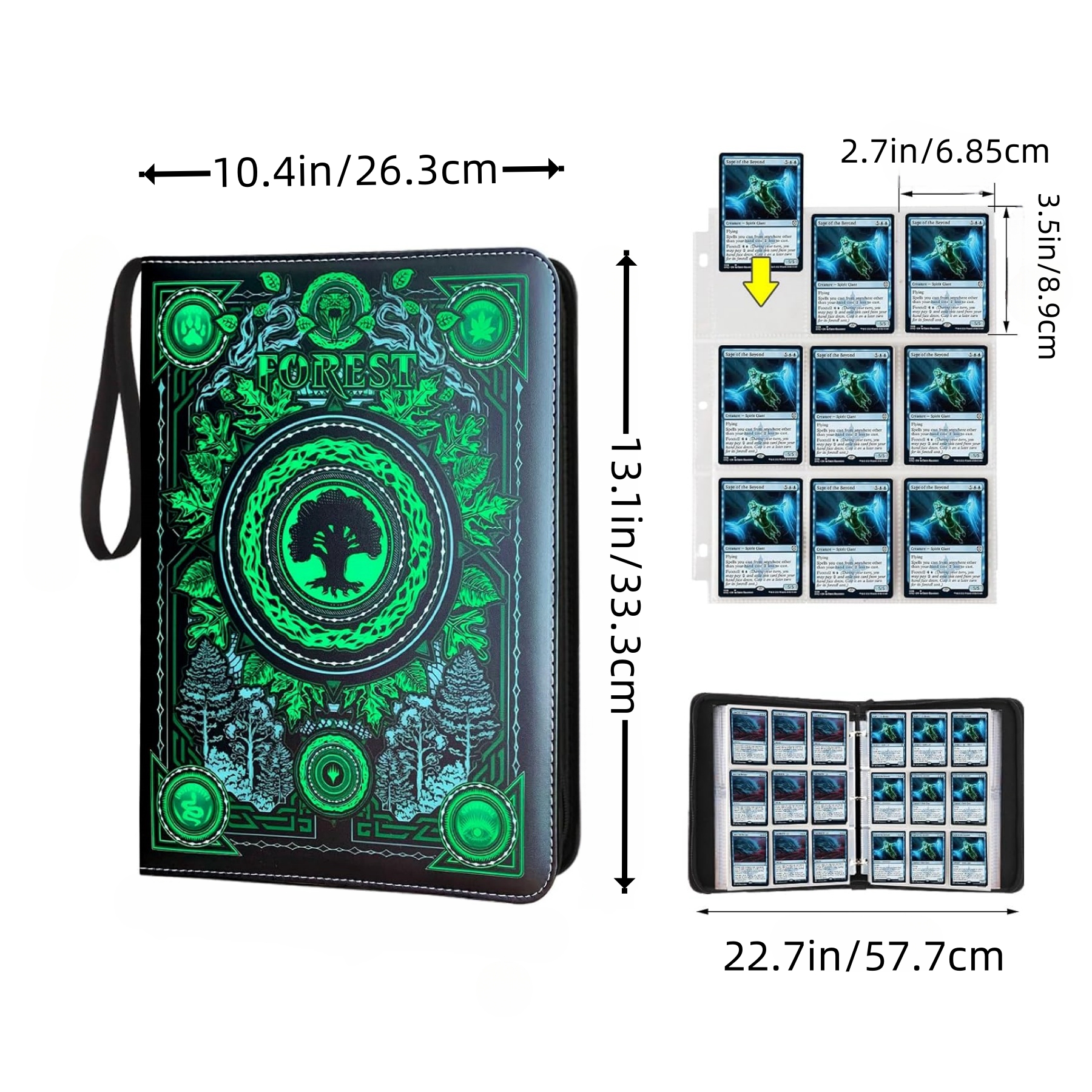 9 Pocket Card Binder with Slee - Card Penny Sleeve ulasan dan harga