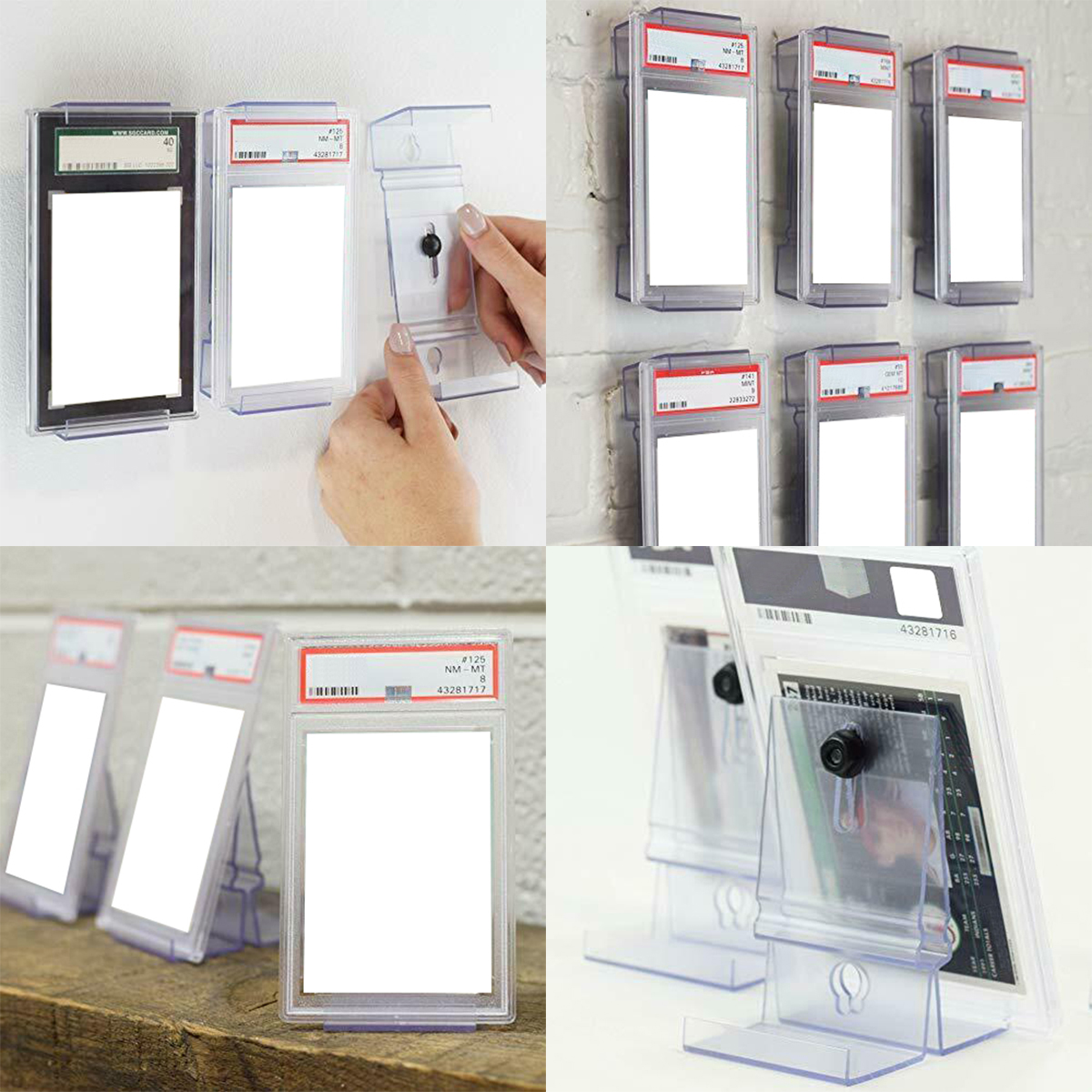 Wall Mount Tabletop Trading Ca - Graded Card Display ulasan dan harga