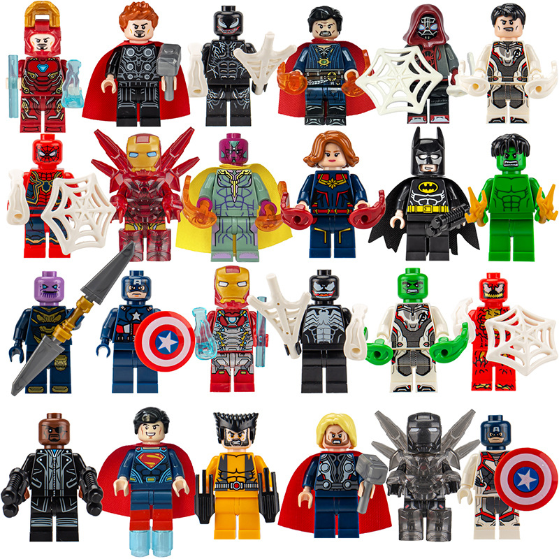 8-24PCS Superhero Minifigures  - Building Block Mini ulasan dan harga