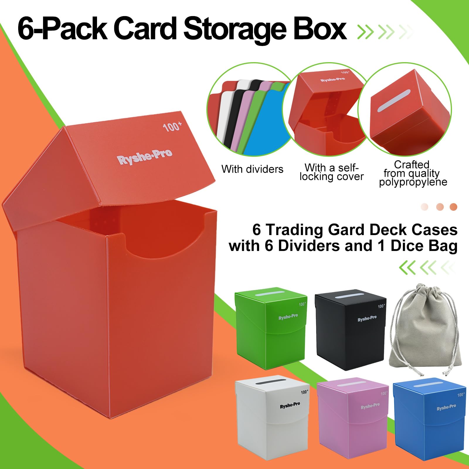 TCG Deck Box for 100+ Cards Co - Trading Card Binder ulasan dan harga