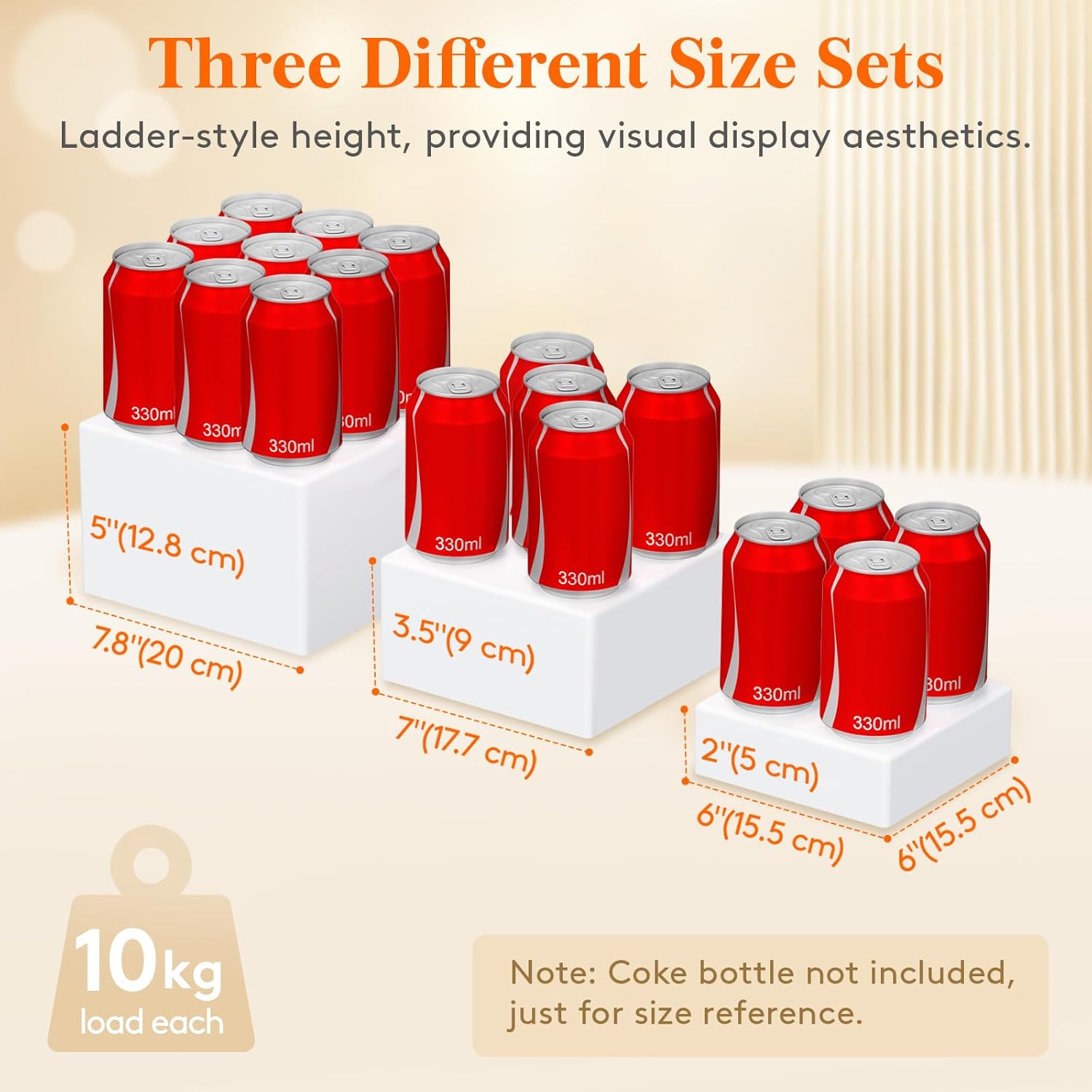 Versatile Buffet Risers Set, 6 - Display Risers Set ulasan dan harga
