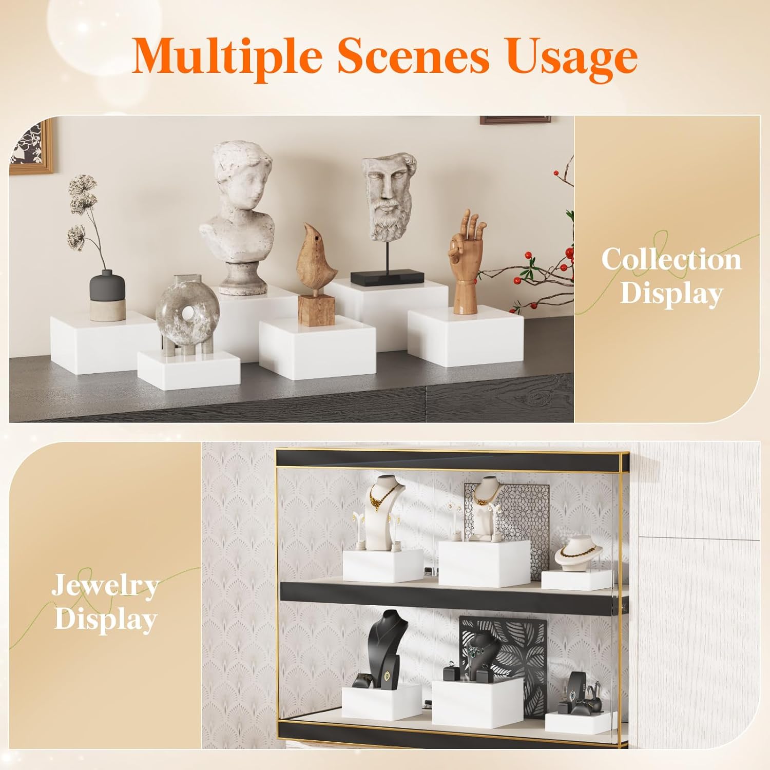 Versatile Buffet Risers Set, 6 - Display Risers Set ulasan dan harga