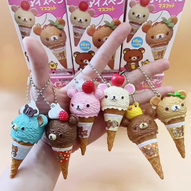 Anime Fiugre Rilakkuma Ice Cre - Capsule Toy Gashapon ulasan dan harga