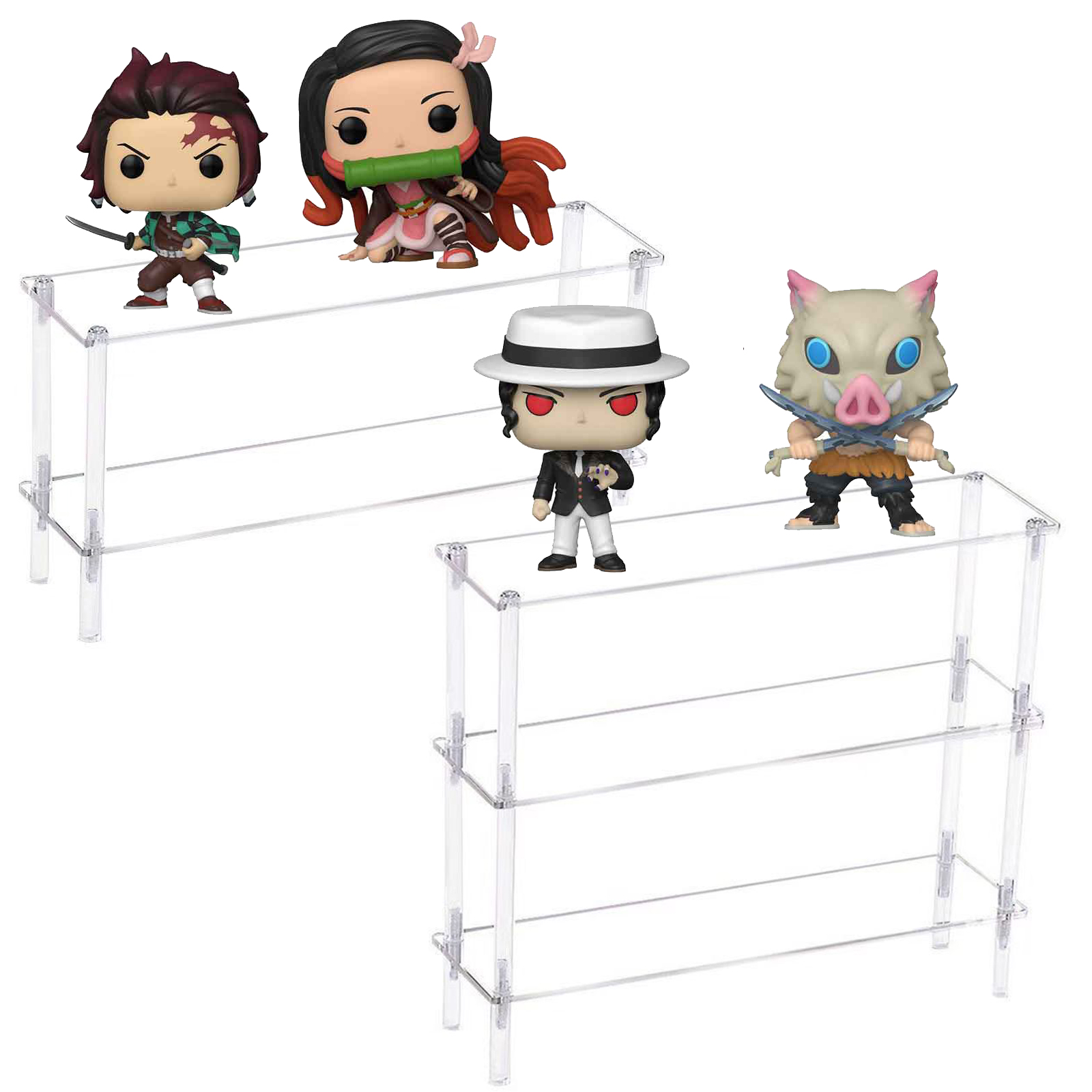 Vertical Acrylic Display Riser - Display Risers Set ulasan dan harga