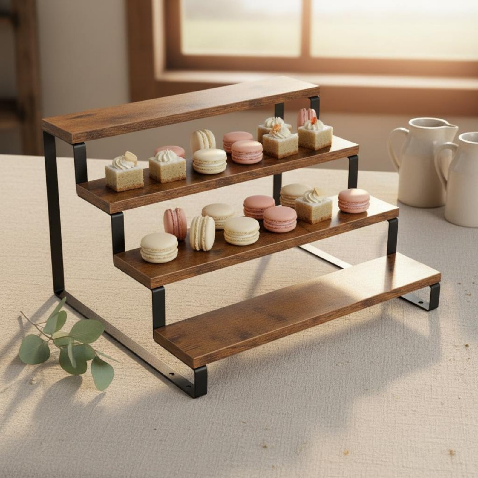 4 Tier Display Riser Multi-Fun - Display Risers Set ulasan dan harga