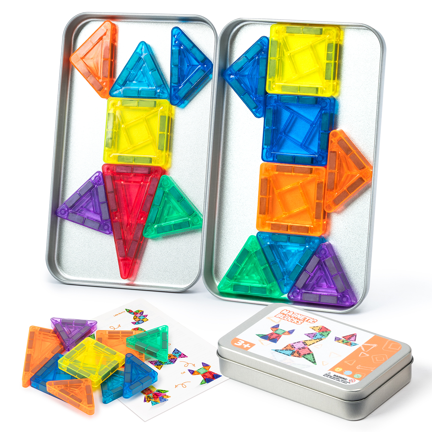 42P/60P Mini Magnetic Tiles Bu - Building Block Mini ulasan dan harga