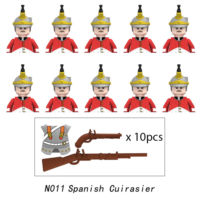 10pcs Napoleonic Wars Military - Lego Minifigure Holder ulasan dan harga