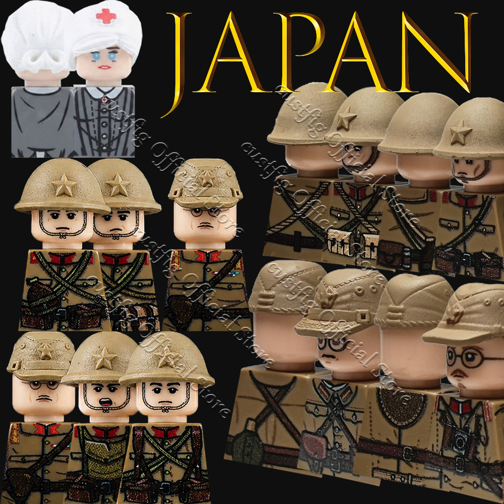 WW2 Military Army Japan Soldie - Lego Minifigure Holder ulasan dan harga