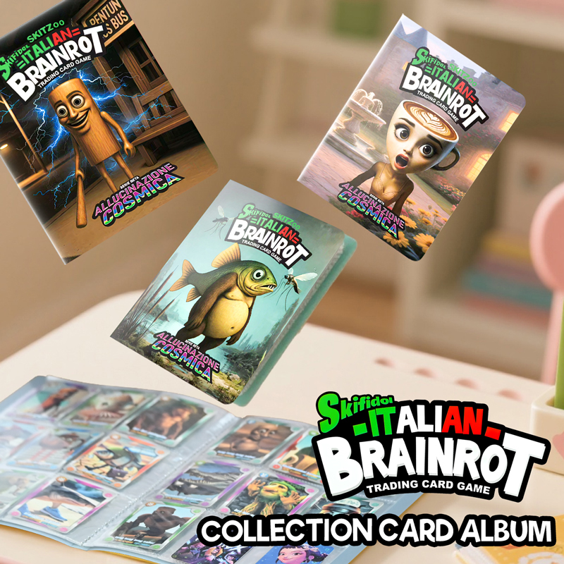 216 Pocket /set Italian Brainr - Trading Card Binder ulasan dan harga