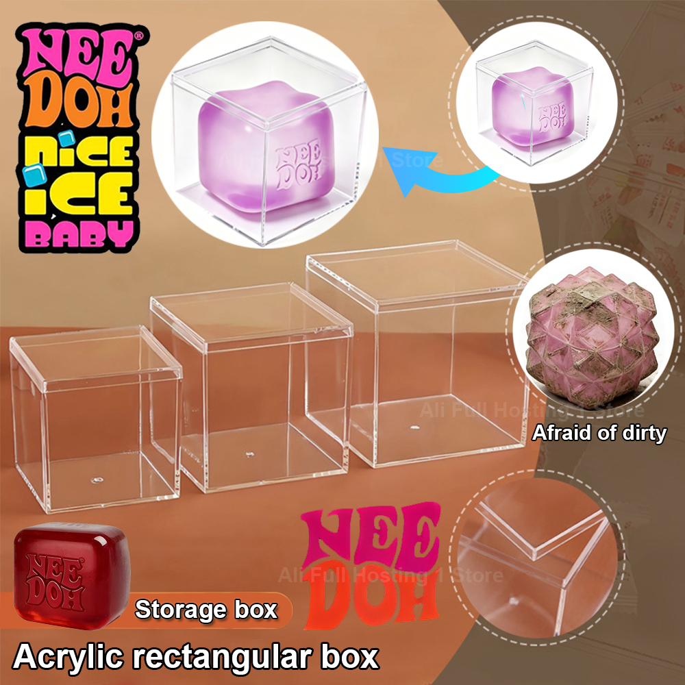 Clear Acrylic Storage Box Dust - Display Case Acrylic ulasan dan harga