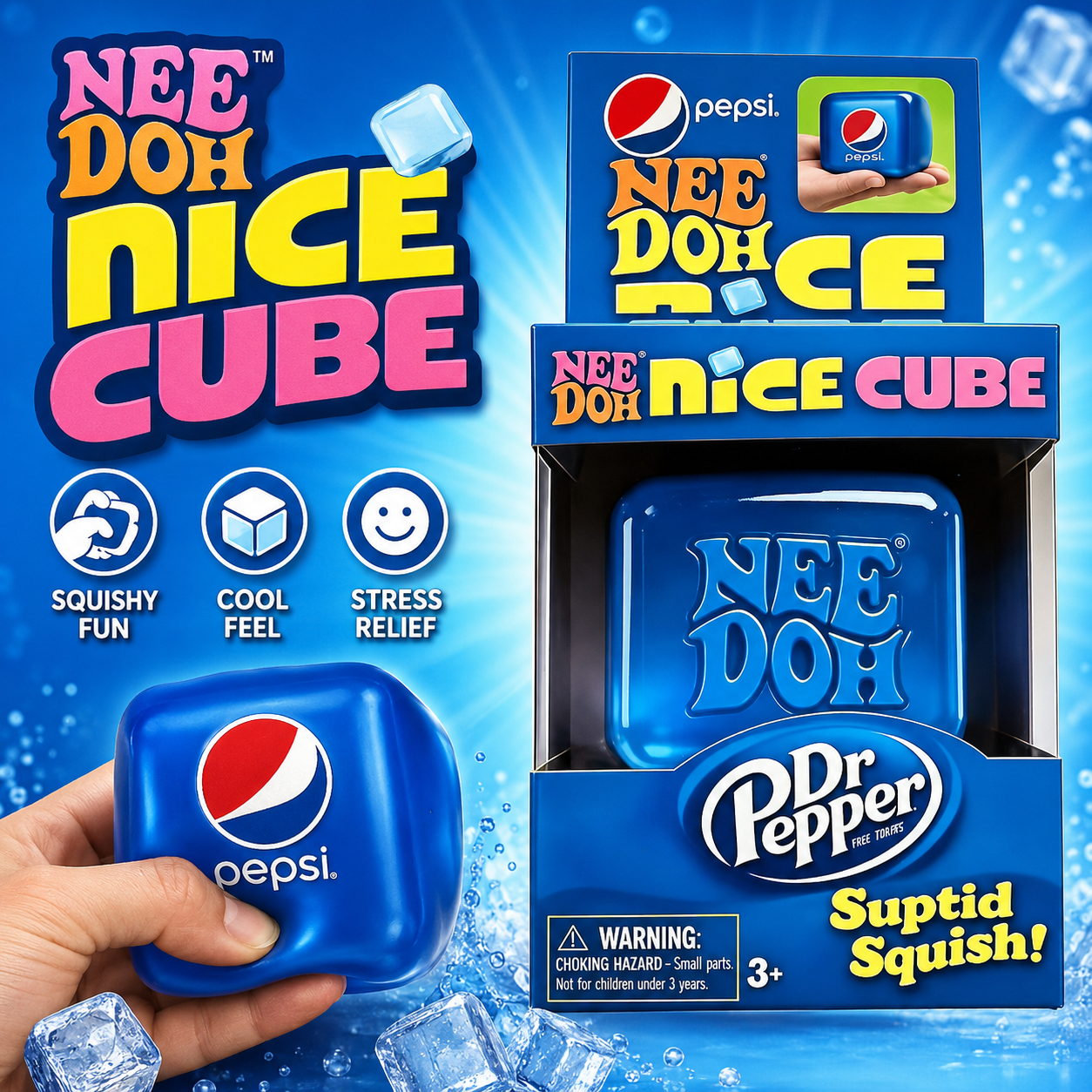 In Stock 2026 Needoh Squeeze S - Fidget Cube Original ulasan dan harga