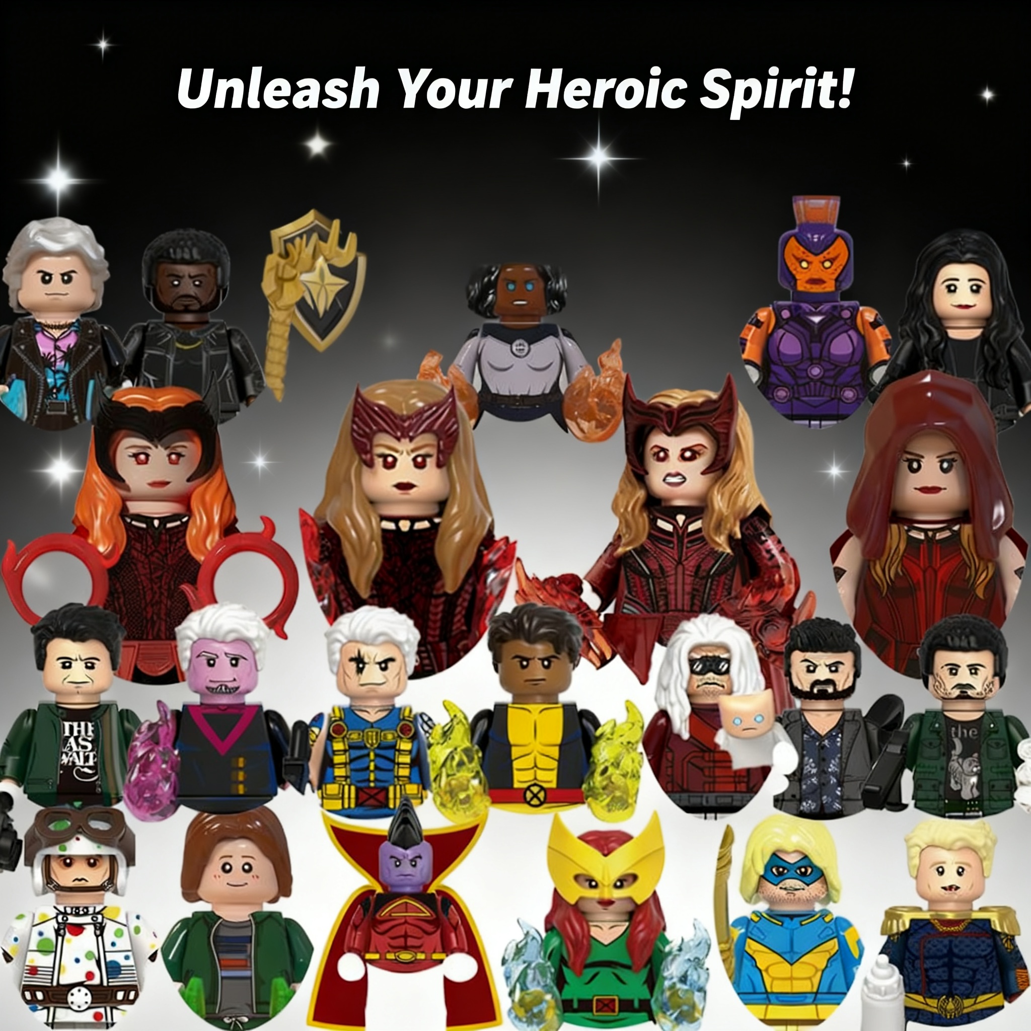 New Wanda Mini Action Figures  - Building Block Mini ulasan dan harga