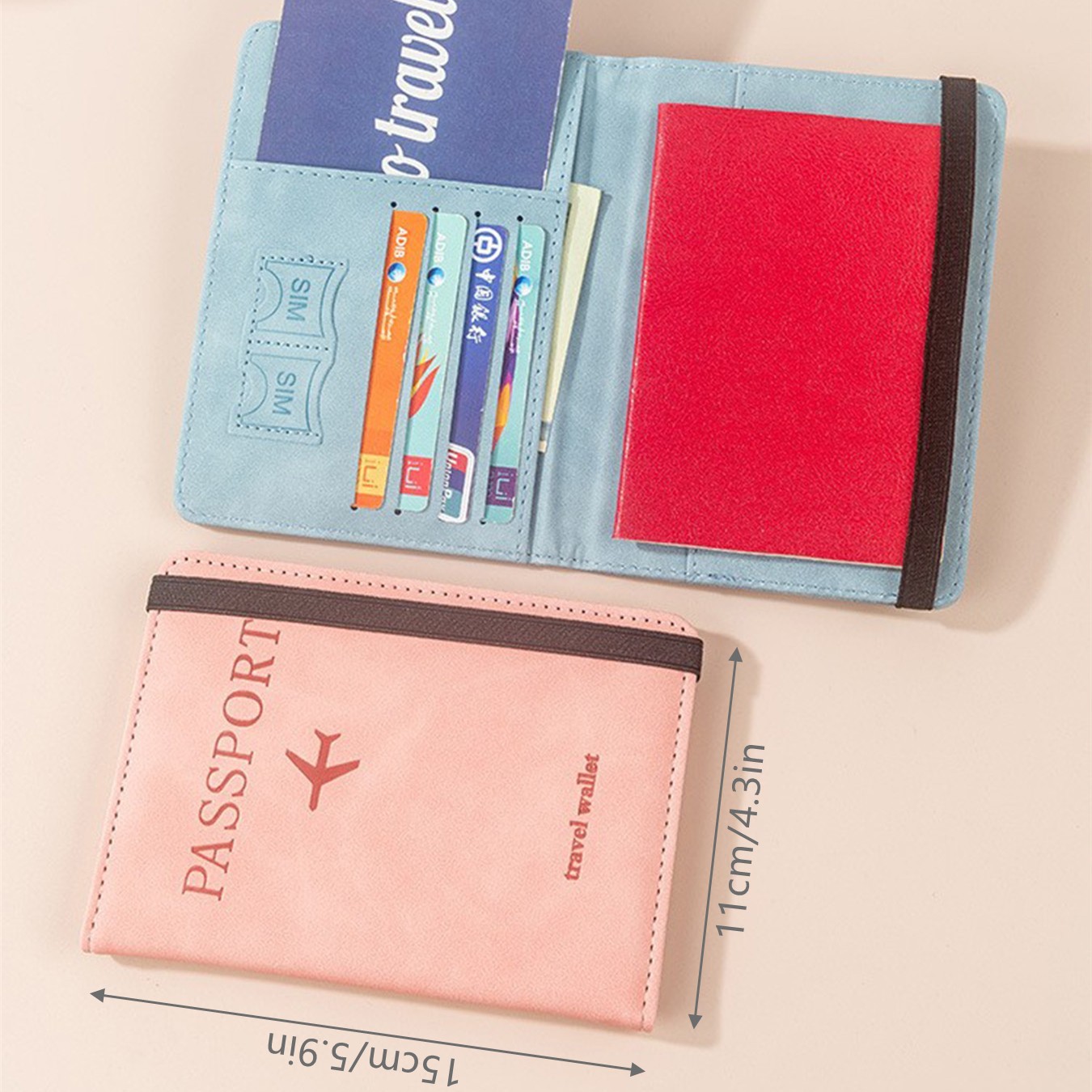 Passport Holder Travel Wallet  - Card Top Loader ulasan dan harga